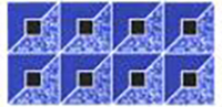 3D Dark Blue Pool Tiles
