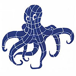 Octopus Large Pool Mosaic
