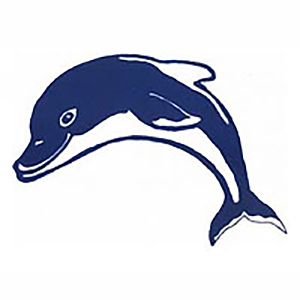 Dolphin Large Pool Mosaic