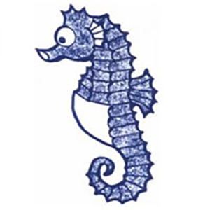 Seahorse Small Pool Mosaic