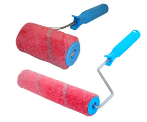 Red Mohair Rollers